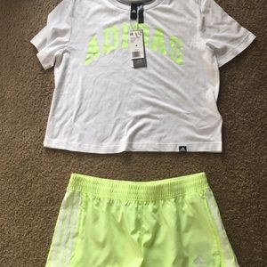 Two separate Addidas outfits!